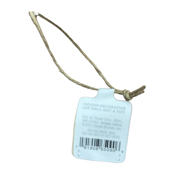 Woodland Animals Deer Buck Faux Fur Christmas Ornament 4" Wondershop New - Picture 6 of 6